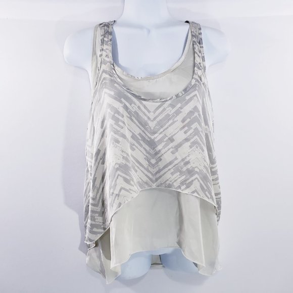 LC Lauren Conrad Womens Top‎ Racerback Double Tank - Picture 5 of 7